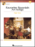 Favorite Spanish Art Songs-Hi-Book and CD Vocal Solo & Collections sheet music cover